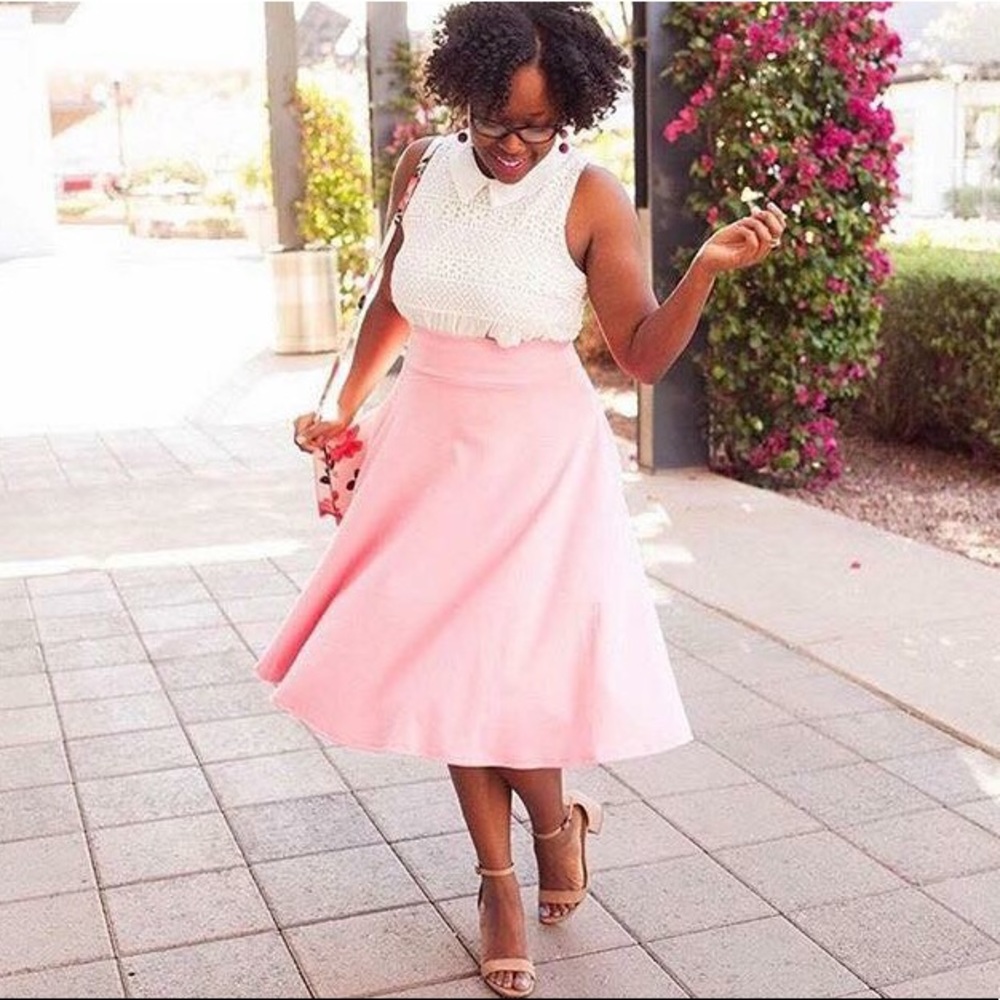 Midi Skirt Pink